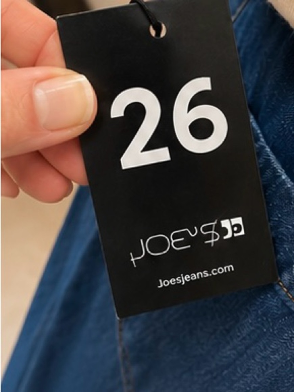 NWT Joe’s Jeans Wide Leg Drawstring Denim Jeans Medium Wash Size 26 - Picture 3 of 7